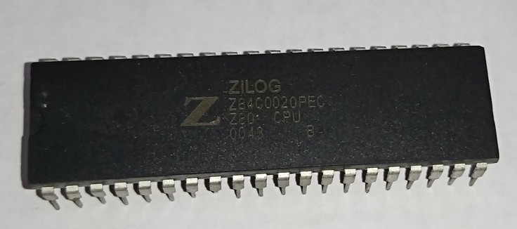 Image of a Z80 CPU